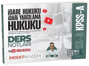 KPSS A Grubu İdare ve İdari Yargılama Hukuku Video Ders Notları - Erdal Fanid İndeks Akademi Yayıncılık