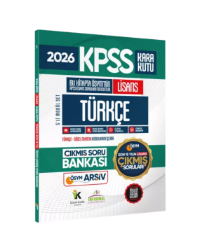 2026 FULL Lisans KPSS Lisans Türkçe Kara Kutu ÖSYM Çıkmış Soru Bankası Son 15 Yıl (Sadece Lisans) İnformal Yayınları