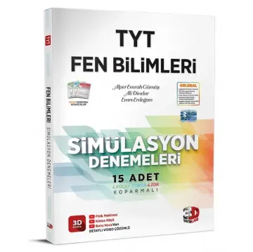 3D Yayınları TYT Fen Bilimleri Simülasyon Denemeleri