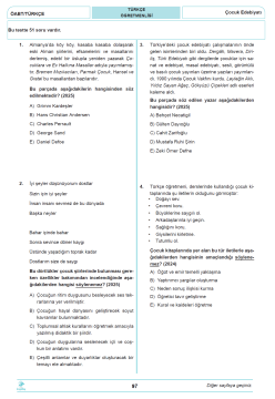 Dizgi Kitap 2026 Meb Ags ÖABT Türkçe Öğretmenliği Öabt'nin Rehberi Konularına Göre Tasnif Edilmiş Son 13 Yıl Orijinal Video Çözümlü Çıkmış Sınav Soruları Umut Tetik