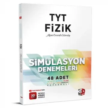 3D Yayınları TYT Fizik Simülasyon Denemeleri Detaylı Video Çözümlü