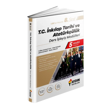 Aydın Yayınları 8. Sınıf LGS TC İnkılap Tarihi ve Atatürkçülük Ders İşleyiş Modülleri