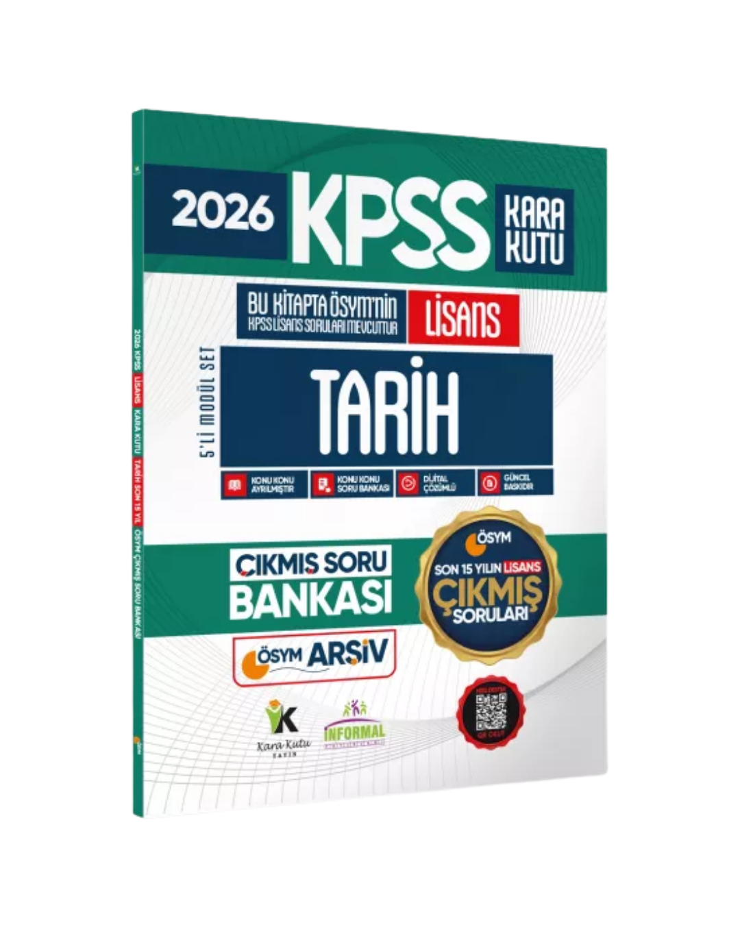 2026 FULL Lisans KPSS Lisans Tarih Kara Kutu ÖSYM Çıkmış Soru Bankası Son 15 Yıl (Sadece Lisans) İnformal Yayınları