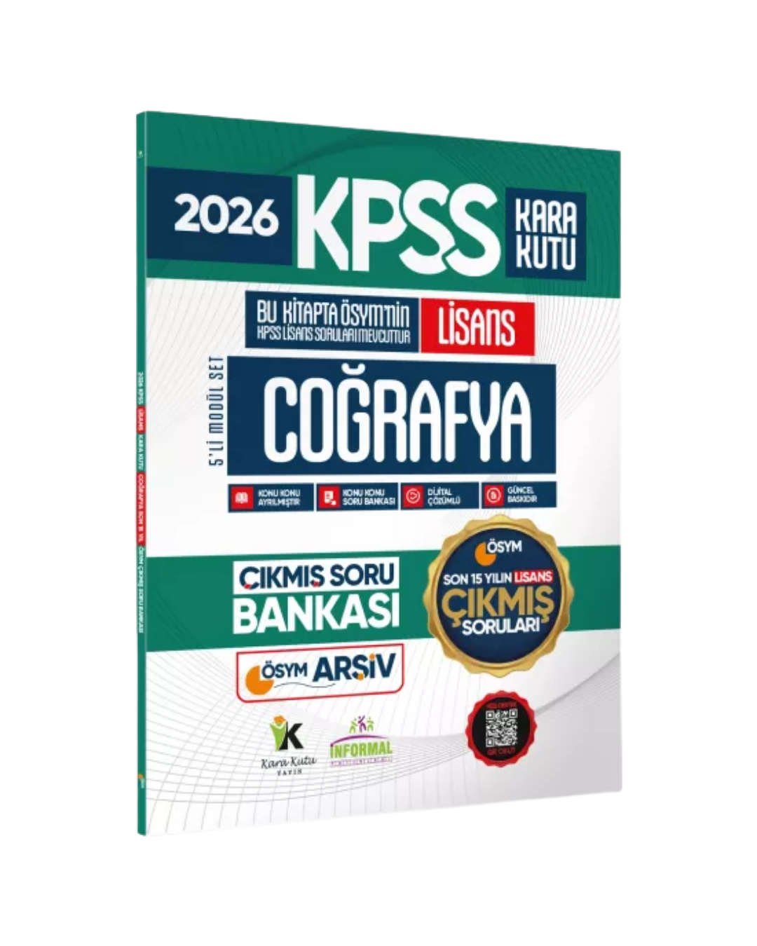 2026 FULL Lisans KPSS Lisans Coğrafya Kara Kutu ÖSYM Çıkmış Soru Bankası Son 15 Yıl (Sadece Lisans) İnformal Yayınları