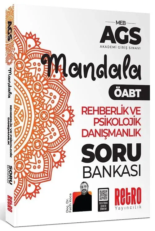 Retro Yayıncılık ÖABT MEB-AGS Rehberlik ve Psikolojik Danışmanlık Mandala Soru Bankası Fatih Koca