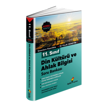 Aydın Yayınları 11. Sınıf Din Kültürü ve Ahlak Bilgisi Konu Özetli Soru Bankası