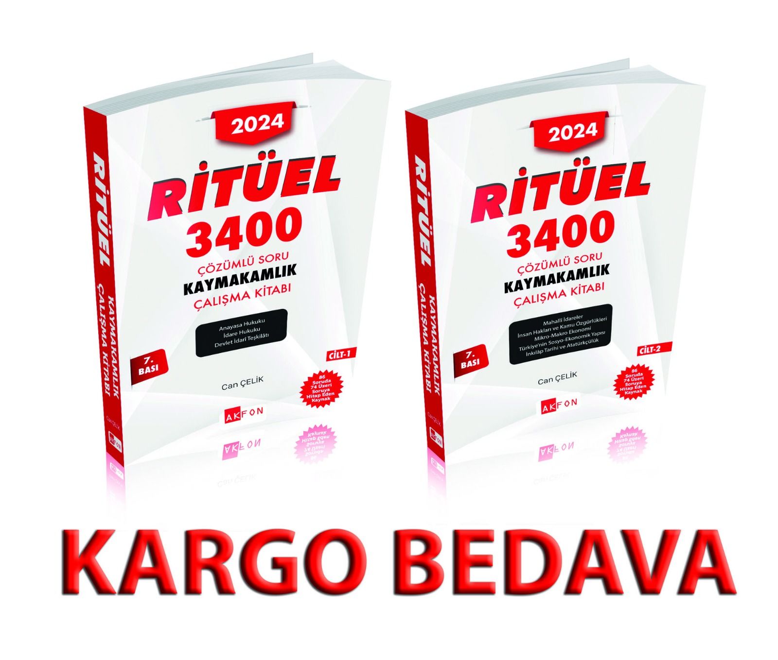Ritüel 3400 Çözümlü Soru Bankası Can Çelik 7. Baskı 2024