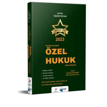 Dizgi Kitap Best Of Tamamı Çözümlü Özel Hukuk Soru Bankası 2023