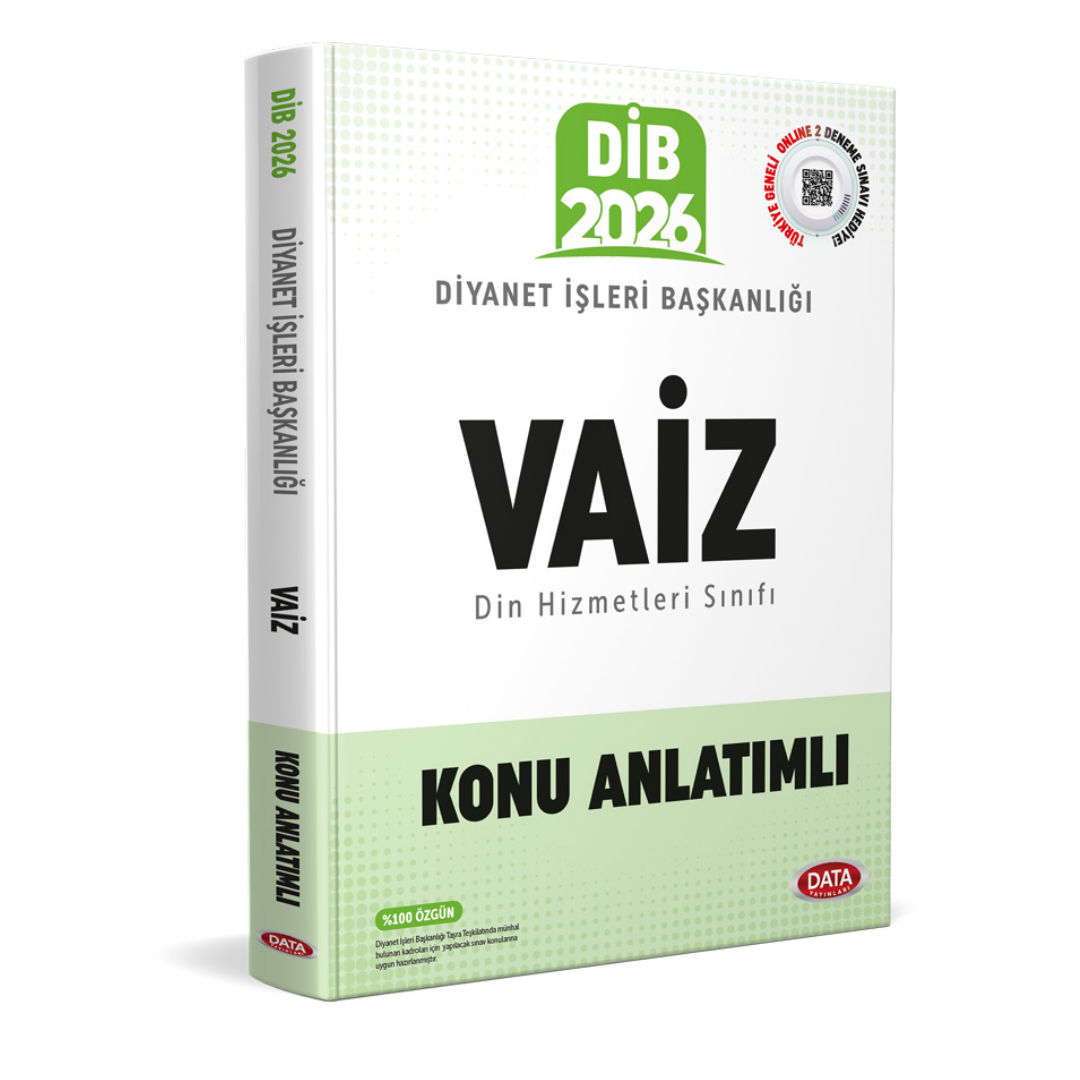 Diyanet İşleri Başkanlığı Vaiz Konu Anlatımlı Data Yayınları