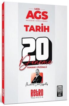 2025 MEB-AGS Tarih 20 Deneme Çözümlü Mehmet Celal Özyıldız Retro Yayıncılık