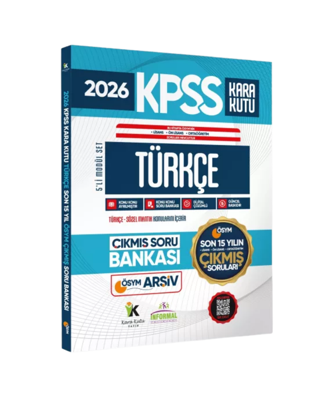 2026 FULL KPSS Lisans-Önlisans-Ortaöğretim Türkçe’nin Kara Kutusu ÖSYM Çıkmış Soru Bankası Son 15 Yıl İnformal Yayınları