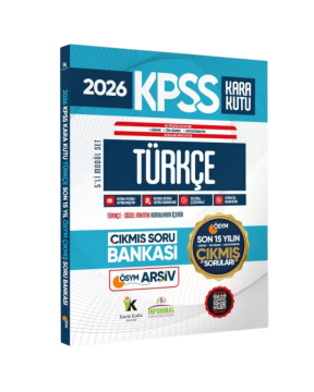2026 FULL KPSS Lisans-Önlisans-Ortaöğretim Türkçe’nin Kara Kutusu ÖSYM Çıkmış Soru Bankası Son 15 Yıl İnformal Yayınları
