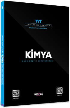 2025 TYT Kimya Konu Özetli Yeni Nesil Soru Bankası Tamamı Video Çözümlü Marka Yayınları