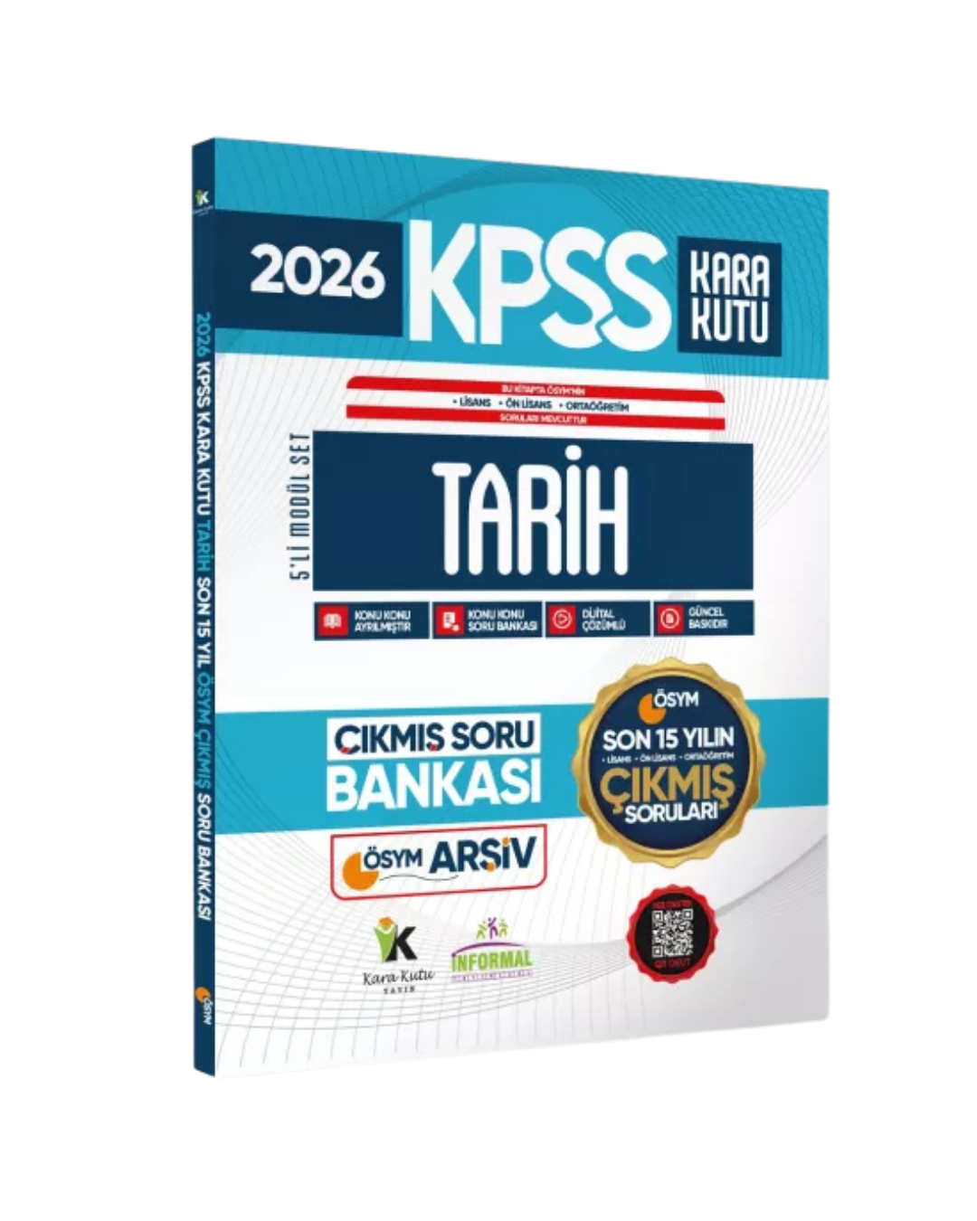 2026 FULL KPSS Lisans-Önlisans-Ortaöğretim Tarih’in Kara Kutusu ÖSYM Çıkmış Soru Bankası Son 15 Yıl İnformal Yayınları