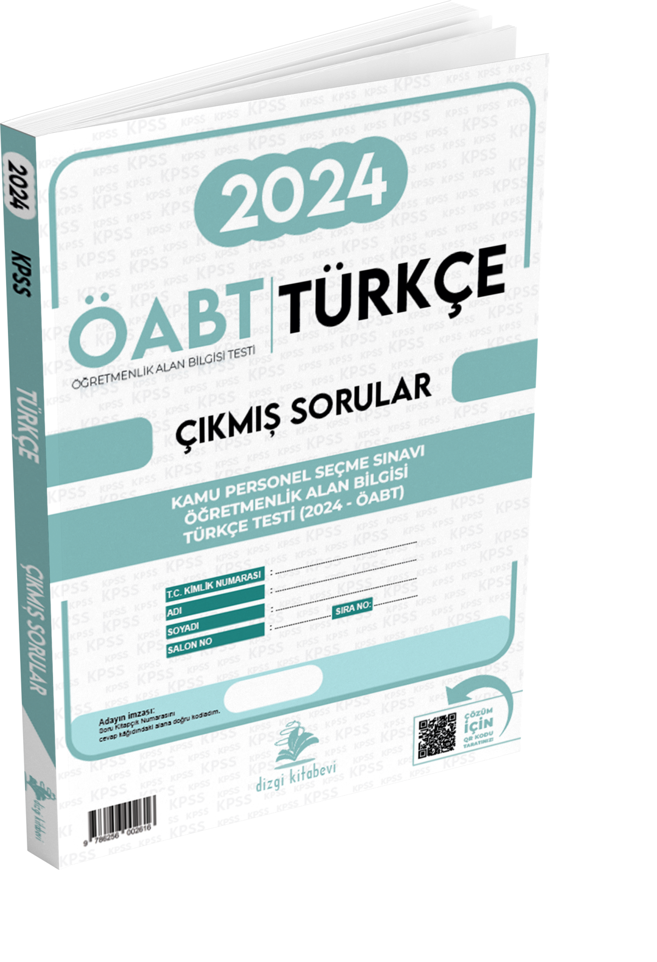Dizgi Kitap Meb Ags Öabt Türkçe Qr PDF Çözümlü 2024 Sınavı Tek Fasikül Orijinal Çıkmış Sorular