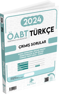 Dizgi Kitap MEB-AGS ÖABT Türkçe Video Çözümlü 2024 Sınavı Tek Fasikül Orijinal Çıkmış Sorular