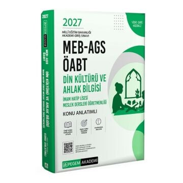 Pegem Yayınları 2027 MEB AGS ÖABT Din Kültürü ve Ahlak Bilgisi-İmam Hatip Lisesi Mes.Lisesi Öğr. Konu Anlatımlı