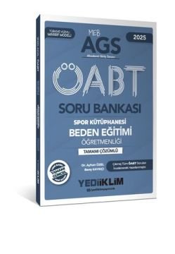 2025 MEB AGS ÖABT Beden Eğitimi Öğretmenliği Tamamı Çözümlü Soru Bankası Yediiklim Yayınları