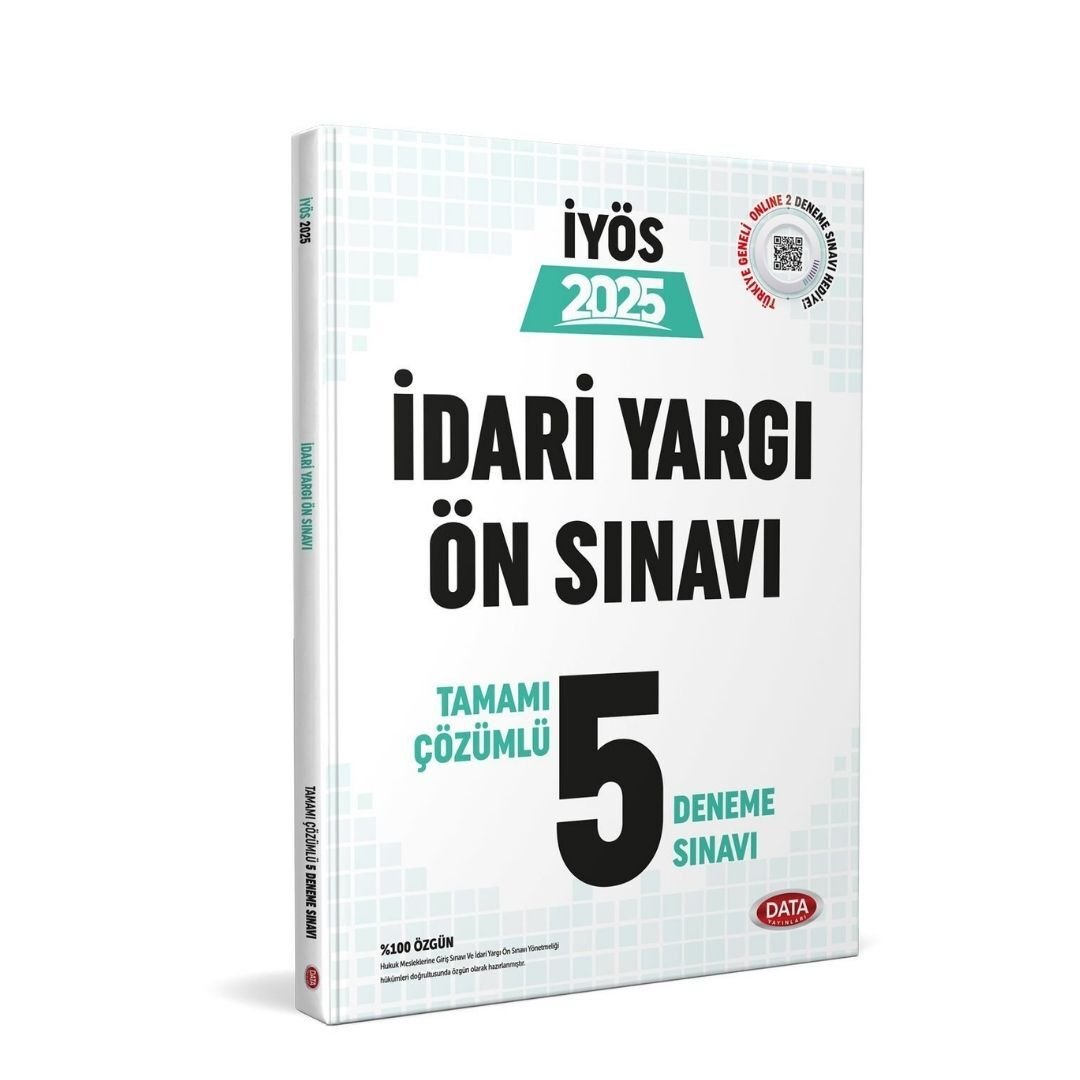 İdari Yargı Ön Sınavı 5 Deneme Sınavı Tamamı Çözümlü Data Yayınları