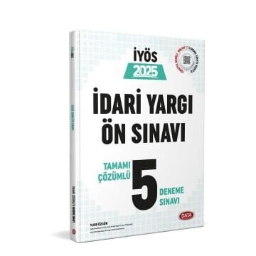 İdari Yargı Ön Sınavı 5 Deneme Sınavı Tamamı Çözümlü Data Yayınları