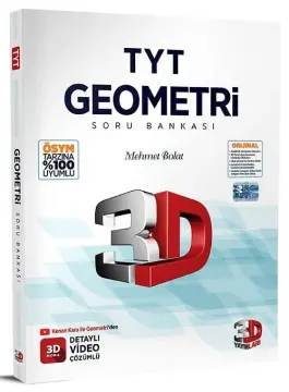 3D Yayınları TYT Geometri Tamamı Video Çözümlü Soru Bankası