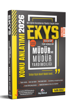 Dizgi Kitap 2026 MEB EKYS Müdür ve Müdür Yardımcılığı Konu Anlatımı Fatih Sesli Genişletilmiş 5. Baskı