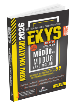Dizgi Kitap 2026 MEB EKYS Müdür ve Müdür Yardımcılığı Konu Anlatımı Fatih Sesli Genişletilmiş 5. Baskı