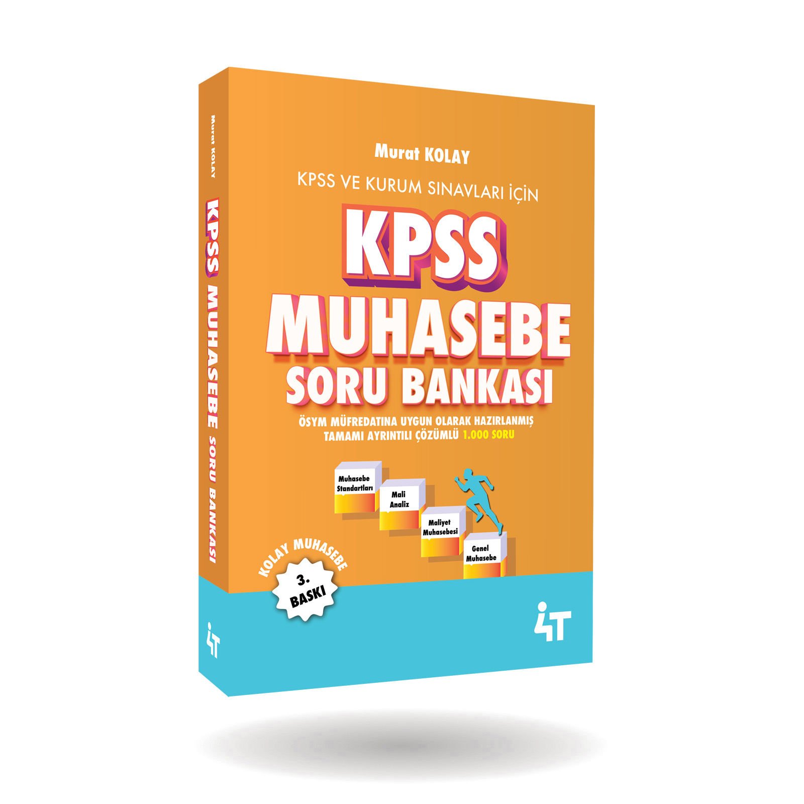 4T Yayınları KPSS A Grubu Muhasebe Soru Bankası 3. Baskı - Murat Kolay 4T Yayınları