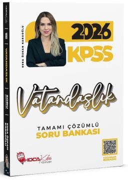 2026 KPSS Vatandaşlık Soru Bankası Çözümlü - Esra Özkan Karaoğlu Hoca Kafası Yayınları