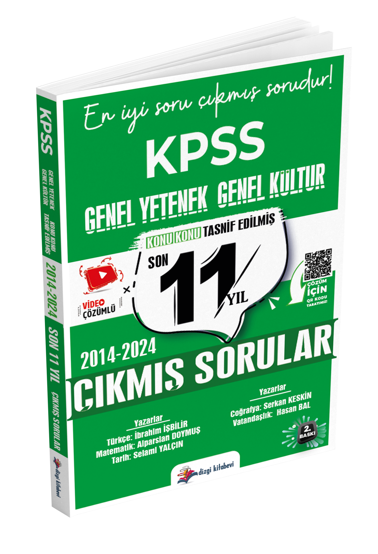Dizgi Kitap 2025 KPSS Genel Yetenek Genel Kültür Konu Tasnifli Tamamı Video Çözüm Analizli Son 11 Yıl Çıkmış Sorular