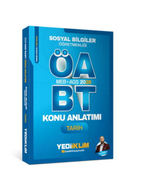 Yediiklim Yayınları 2026 MEB-AGS ÖABT Sosyal Bilgiler Öğretmenliği Tarih Konu Anlatımı Yasin KORKUT