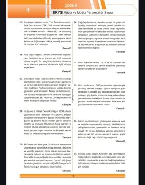 Dizgi Kitap 2026 MEB EKYS Müdür ve Müdür Yardımcılığı Tamamı Çözümlü 5`li Deneme Fatih Sesli 5. Baskı