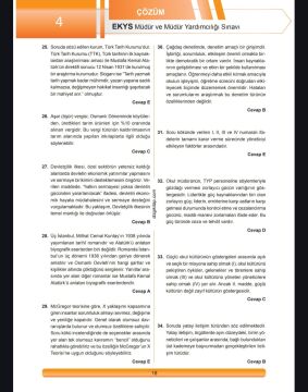 Dizgi Kitap 2026 MEB EKYS Müdür ve Müdür Yardımcılığı Tamamı Çözümlü 5`li Deneme Fatih Sesli 5. Baskı
