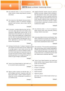 Dizgi Kitap 2026 MEB EKYS Müdür ve Müdür Yardımcılığı 5 Deneme ve Son 7 Yıl Tamamı Çözümlü Çıkmış Sorular Seti Fatih Sesli 5. Baskı