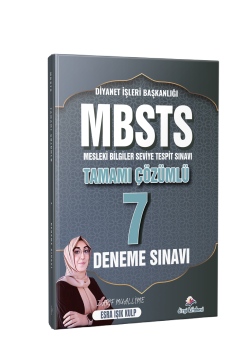 Dizgi Kitap 2026 Diyanet İşleri Başkanlığı Mesleki Bilgiler Seviye Tespit Sınavı MBSTS Tamamı Çözümlü 7 Deneme Sınavı Esra Işık Kulp Zarif Muallime