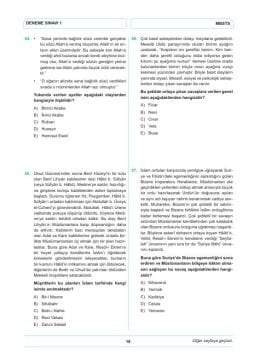 Dizgi Kitap 2026 Diyanet İşleri Başkanlığı Mesleki Bilgiler Seviye Tespit Sınavı MBSTS Tamamı Çözümlü 7 Deneme Sınavı Esra Işık Kulp Zarif Muallime