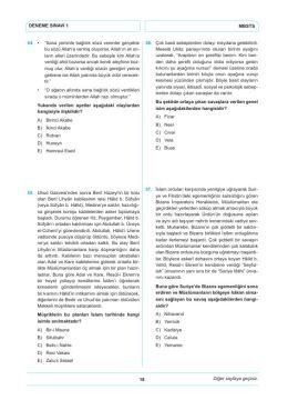 Dizgi Kitap 2026 Diyanet İşleri Başkanlığı Mesleki Bilgiler Seviye Tespit Sınavı MBSTS Tamamı Çözümlü 7 Deneme Sınavı Esra Işık Kulp Zarif Muallime