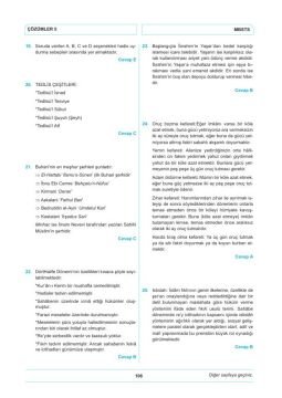 Dizgi Kitap 2026 Diyanet İşleri Başkanlığı Mesleki Bilgiler Seviye Tespit Sınavı MBSTS Tamamı Çözümlü 7 Deneme Sınavı Esra Işık Kulp Zarif Muallime