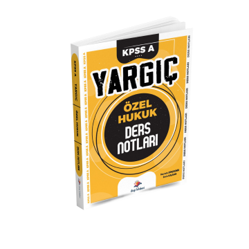 Dizgi Kitap Yargıç Kpss A Kamu Hukuku ve Özel Hukuk Ders Notları Seti 2025