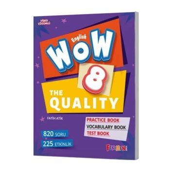 Fenomen Okul Yayınları 8. Sınıf The Quality Practice Book Vocabulary Book Test Book