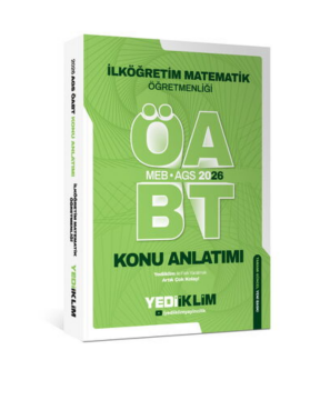 Yediiklim Yayınları 2026 MEB-AGS ÖABT İlköğretim Matematik Öğretmenliği Konu Anlatımı