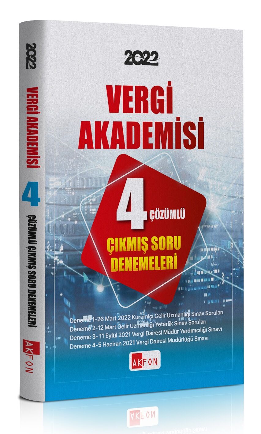 Vergi Akademisi Çıkmış Soru Denemeleri Temmuz 2022