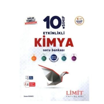Limit Yayınları 10. Sınıf Kimya Etkinlikli Maarif Soru Bankası Osman Duvarcı