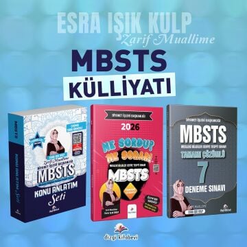 Dizgi Kitap 2026 Diyanet İşleri Başkanlığı Mesleki Bilgiler Seviye Tespit Sınavı MBSTS Kazandıran 3'lü Set Esra Işık Kulp Zarif Muallime