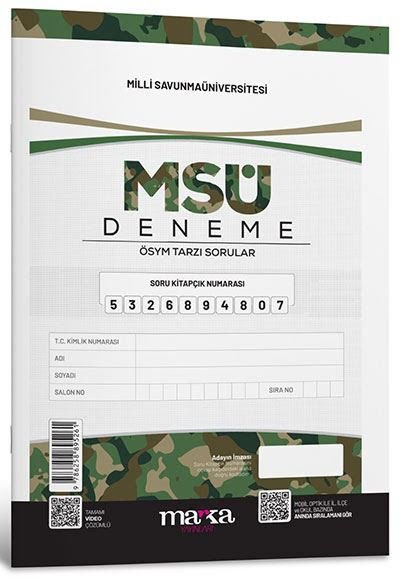 2026 MSÜ Deneme Tamamı Video Çözümlü Marka Yayınları