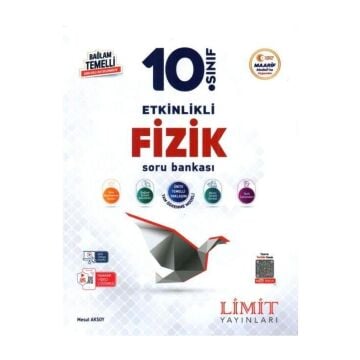Limit Yayınları 10. Sınıf Fizik Etkinlikli Maarif Soru Bankası Mesut Aksoy