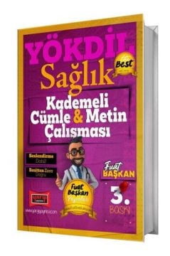 Yargı Yayınları 2025 YÖKDİL Sağlık Kademeli Cümle & Metin Çalışması Fuat Başkan