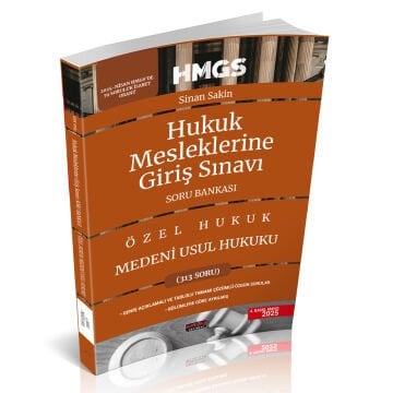 HMGS Medeni Usul Hukuku Soru Bankası Savaş Yayınları Mayıs 2025