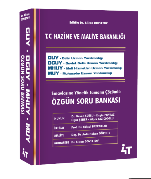 GUY DGUY MHUY MUY Özgün Soru Bankası 4t Yayınları