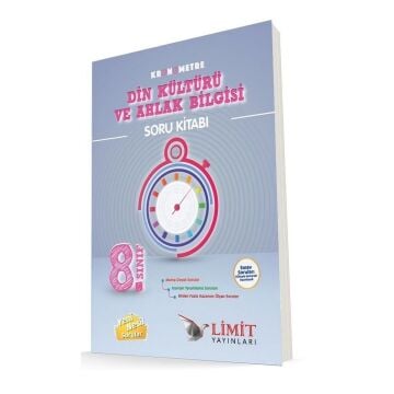 Limit Yayınları 8. Sınıf Kronometre Din Kültürü ve Ahlak Bilgisi Soru Bankası